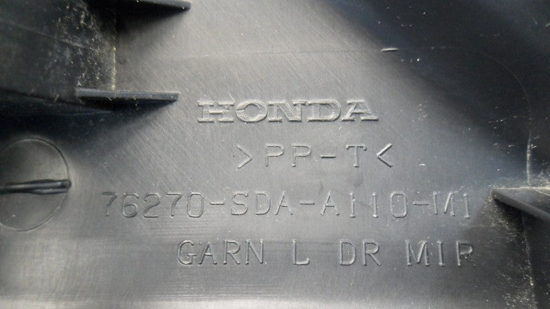76270SDAA110M1 2003-2007 Honda Accord Driver Left Door Mirror Cover Used 76270SDAA110M1 