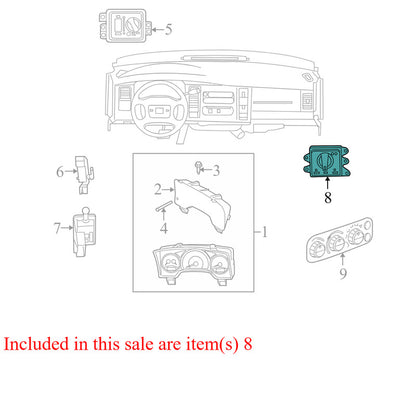 68021674AB 2008-2011 Dodge Dakota Transfer Case Switch Used 68021674AB OEM