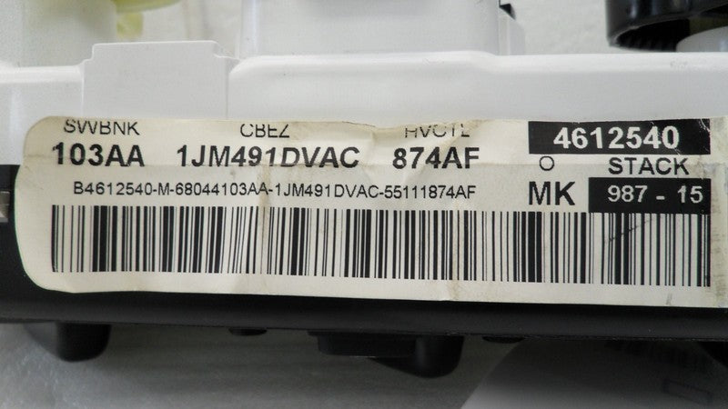 55111874AF 2007-2009 Jeep Compass HVAC Temperature Control Panel Used 55111874AF OEM