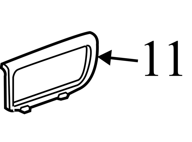 1882079 2009-2012 Chevrolet Traverse Console Trim Panel Used 15889634 OEM