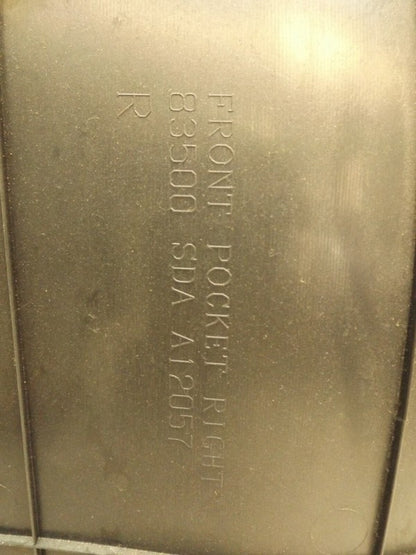 83500SDAA12057 2002-2008 Honda Accord Front Right Interior Door Panel Used 83500SDAA02ZA