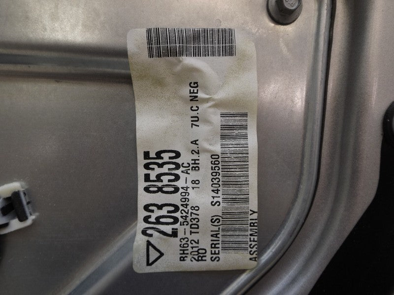 BE5Z5420124A 2011-2012 Lincoln MKZ Driver FL Exterior Door Assembly Used OEM BE5Z5420124A