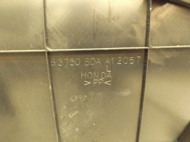 83750SDAA12057 2002-2008 Accord Rear Rear Left Interior Door Panel Used OEM 83700S84A02ZA