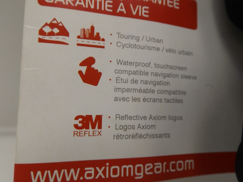 Axiom's Smart Bag Touch Black/Gray New Bicycle Bag 