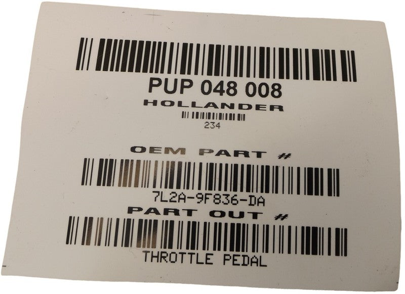 7L2A-9F836-AA 2006-2010 Mercury Mountaineer Accelerator Throttle Pedal Assembly Used OEM