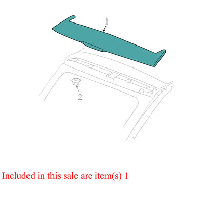 OYO84TRMAJA 2007-2012 Dodge Caliber Rear Spoiler Used OYO84TRMAJA OEM