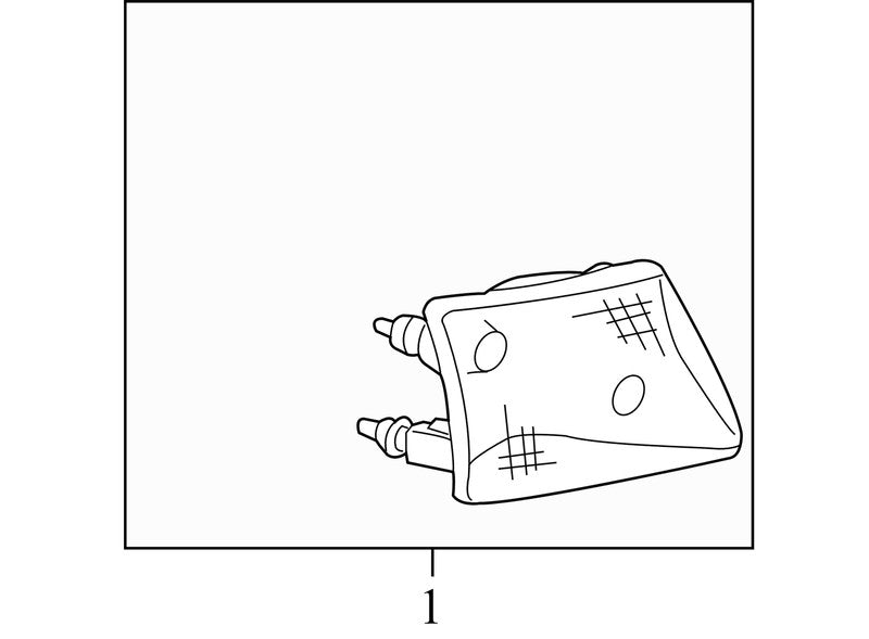 6L5Z13008AA 1998-2005 Ford Ranger Driver Left Headlight Used OEM 1L5X13006B