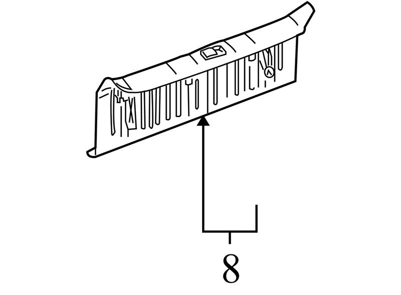 22703749 2005-2010 Pontiac G6 Rear Liftgate Interior Trim Used OEM 25926387