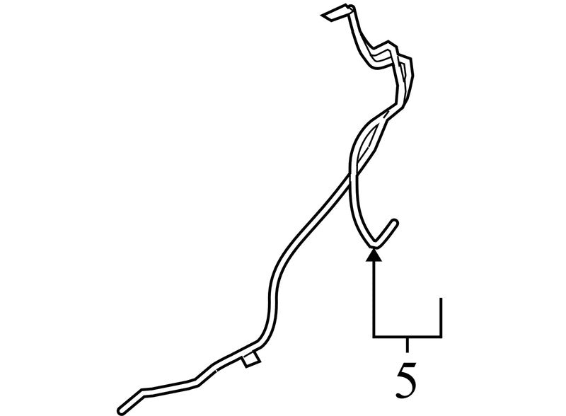 25876895 2007-2013 GMC Sierra 1500 Negative Battery Cable Used 25876895 OEM