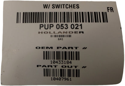 10407961 1998-2005 Oldsmobile Silhouette Passenger FR Window Switch Used OEM 10433184