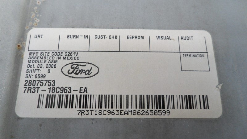 7R3T18C963EA 2007-2010 Lincoln MKX Radio Antenna Module Used 7R3T18C963EA OEM