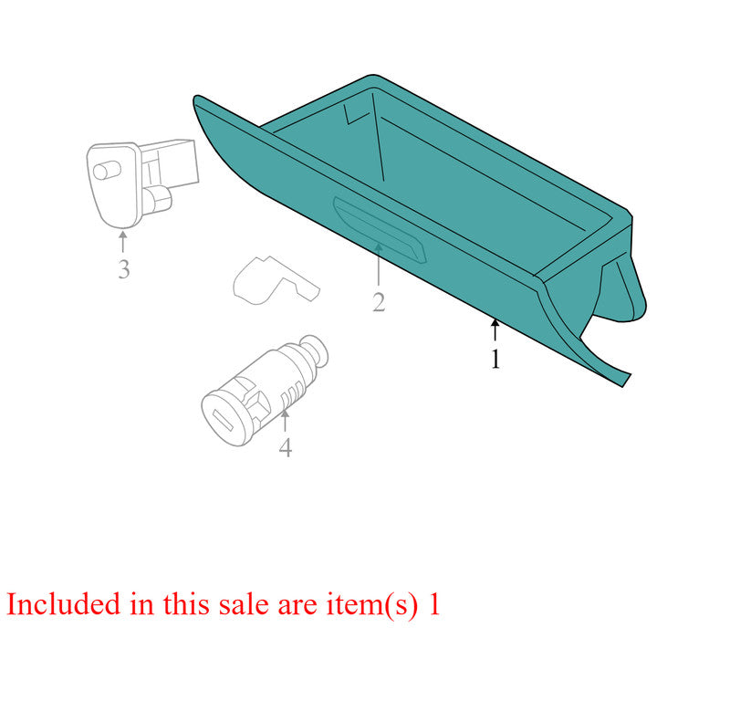 1054230 2007-2010 Dodge Charger Dash Front RH Glove Box Used OEM UZ80BD1AD