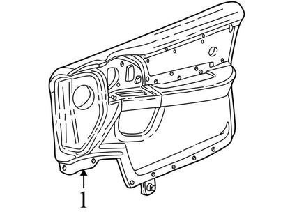 25687715 2001-2003 Buick Park Avenue Front Right Door Interior Trim Panel Used 25687715 