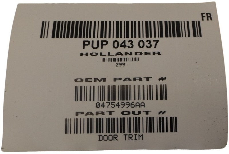 04754996AA 2001-2007 Chrysler Town & Country Passenger FR Door Pull Used OEM 04754996AA
