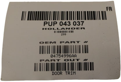 04754996AA 2001-2007 Chrysler Town & Country Passenger FR Door Pull Used OEM 04754996AA