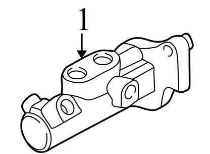 5F9Z2140CA 2005-2007 Ford Five Hundred Brake Master Cylinder 3.0L Used 5F9Z2140CA OEM