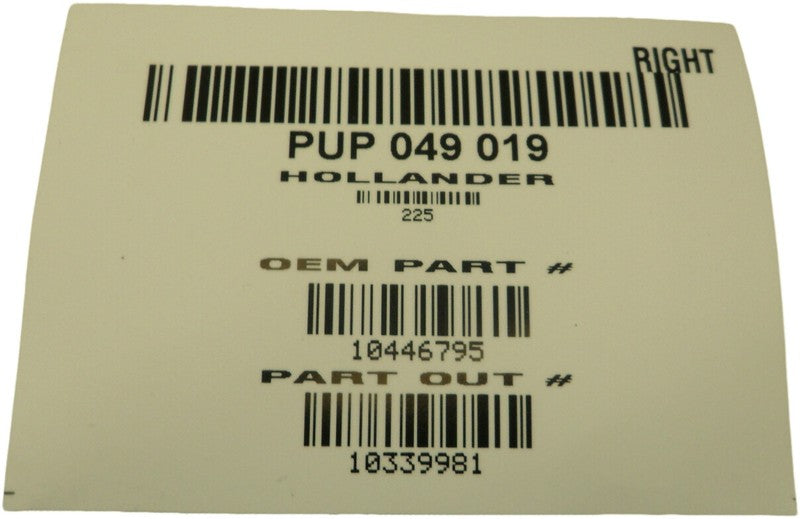 10339981 2004-2008 Pontiac Grand Prix Passenger FR Dashboard End Cap Used OEM 10446795