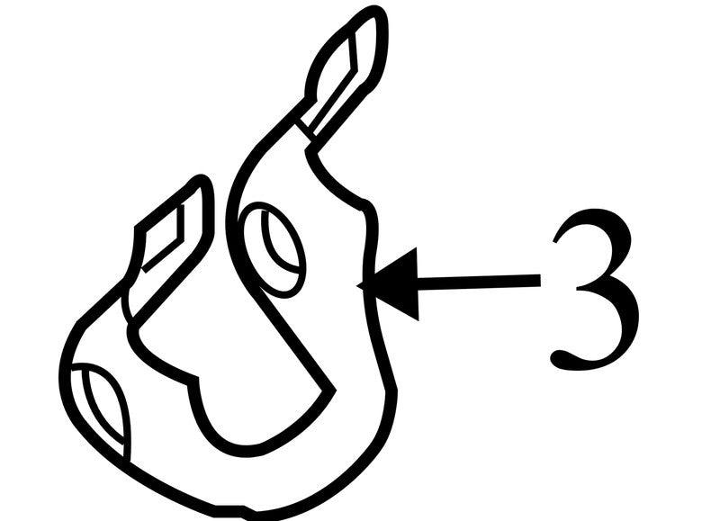 XL3Z1531406AAE 1999-2003 Ford F-150 Driver LH Interior Grab Handle Used OEM XL3Z1531406AAE 