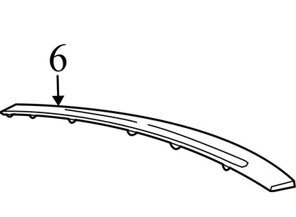 3W1X54046B62 2003-2011 Lincoln Town Car Dashboard Air Vent Trim Used 3W1Z54044E82AAA OEM