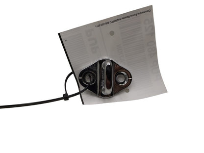 51218196035 2002-2006 BMW 325xi Driver Rear RL Door Striker Plater Used OEM 8196035