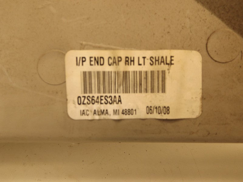 L0050621 2008-2010 Dodge Grand Caravan Passenger FR Dash End Cap Used OEMZS64ES3AA 