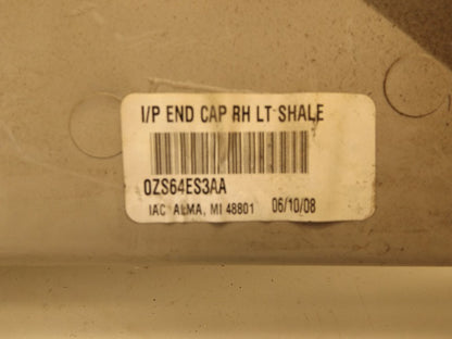 L0050621 2008-2010 Dodge Grand Caravan Passenger FR Dash End Cap Used OEMZS64ES3AA 