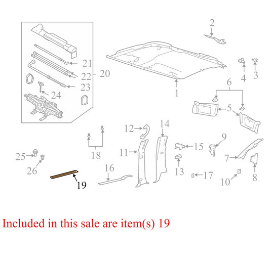 4L3Z1513208BAA 2004-2008 Ford F-150 Left Rear Door Sill Plate 4L3Z1513208BAA 4L341613245AFW