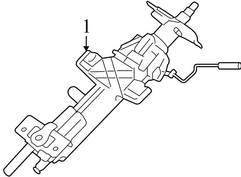563103K220 2009-2010 Hyundai Sonata Steering Column Used 563103K220 OEM