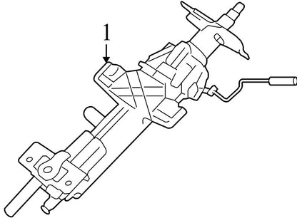 563103K220 2009-2010 Hyundai Sonata Steering Column Used 563103K220 OEM