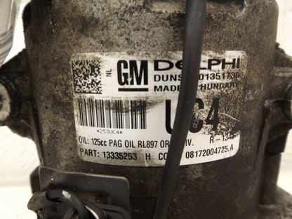 13335253 2012-2013 Chevrolet Cruze A/C Compressor 1.4L Used 13346489 OEM