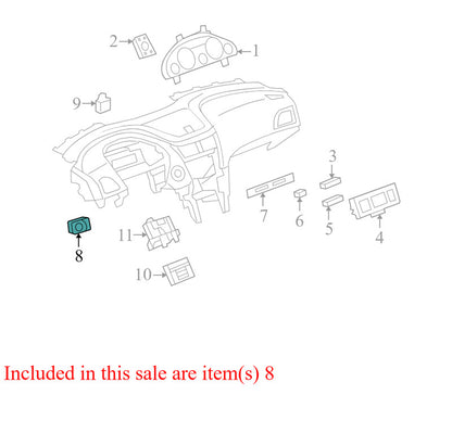 2091945 2008-2012 Buick Enclave Headlight Switch Used 2091945 OEM