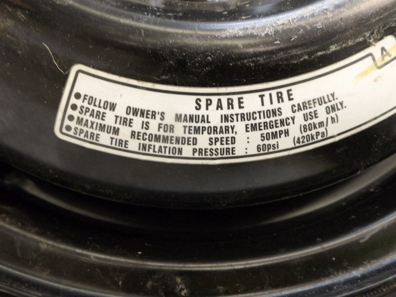 42700SDAA51 2003-2007 Honda Accord 15x4 Compact spare Used 42700SDAA51 OEM