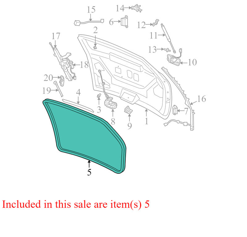 5054703AC 2004-2008 Chrysler Pacifica Rear Trunk Hatch Seal Used OEM 5054703AC