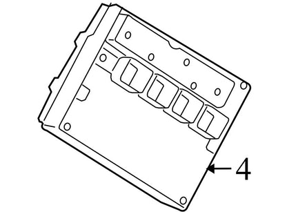 56044742AC 2006 Jeep Grand Cherokee Engine Control Module 3.7L Used 56044742AC OEM