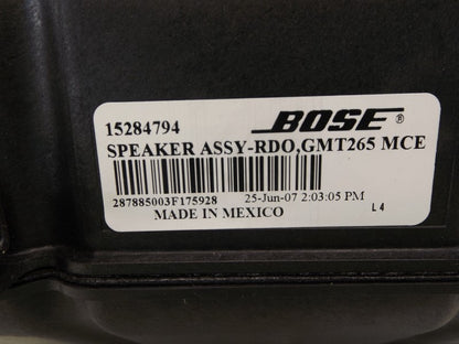 15284794 2004-2009 Cadillac SRX Speaker Subwoofer Assembly Used 15284794