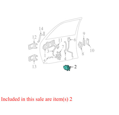 5FT39DX9 1997-2000 Dodge Dakota Driver FL Interior Door Handle Used OEM 4658215