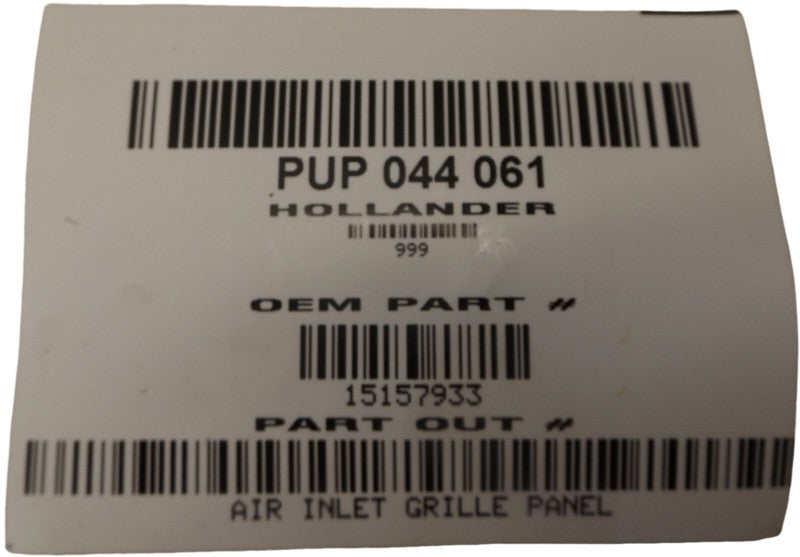 15157933 1998-2005 Chevrolet Blazer Air Inlet Grille Panel Used OEM 15157933