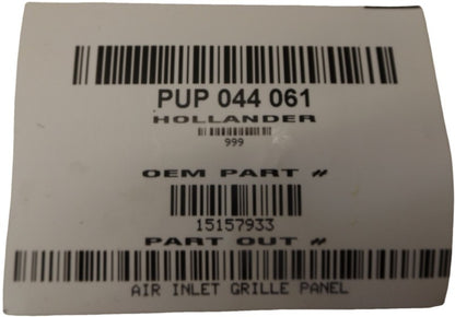 15157933 1998-2005 Chevrolet Blazer Air Inlet Grille Panel Used OEM 15157933
