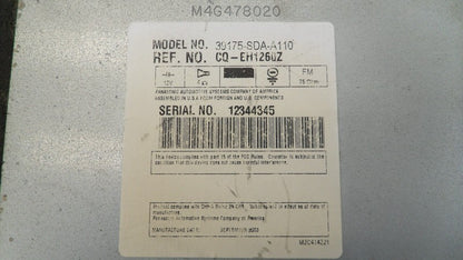 39175SDAL12 2003-2007 Honda Accord Radio Control Unit Used 39175SDAL12 OEM