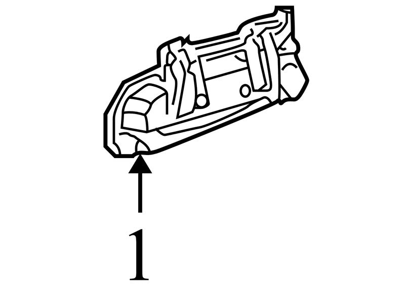 55364034AB 1997-2000 Dodge Dakota Passenger FR Exterior Door Handle Used OEM 55075940