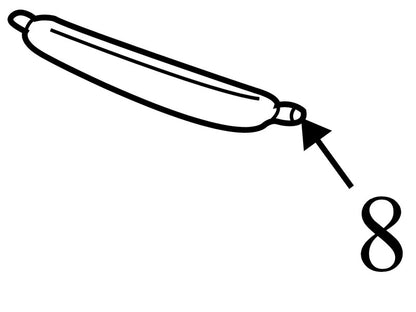 6W1Z5422666AB 2008-2010 Lincoln Town Car RL Interior Door Pull Handle Used 6W1Z5422666AB OEM