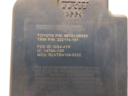 89741-08050 2011-2020 Toyota Sienna Receiver Door Control Module Used OEM 89741-08050
