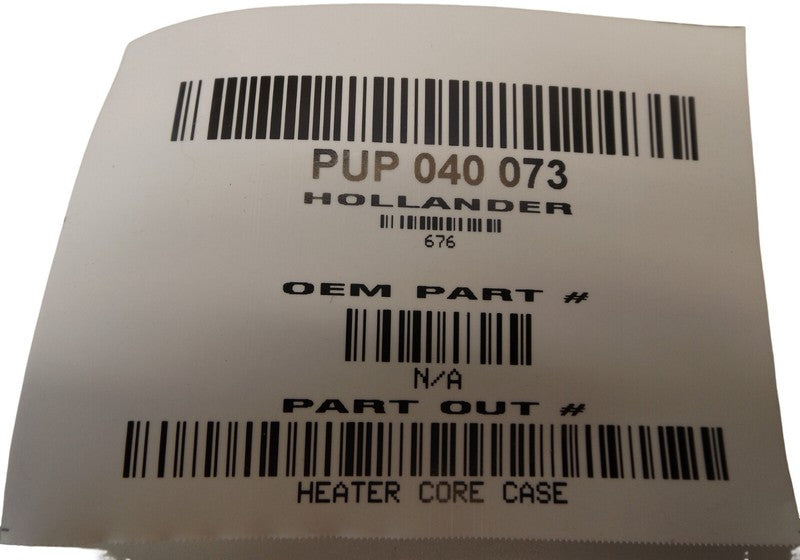 1995-1999 Subaru Legacy Heater Core Case Assembly Used OEM 