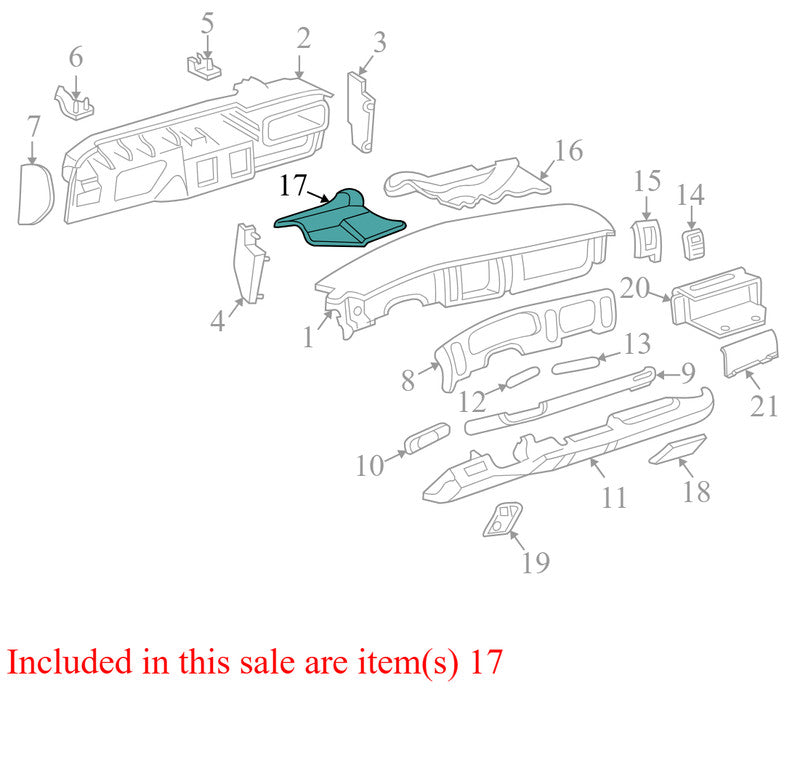 25707024 1999-2005 Buick Park Avenue Driver FL Sound Absorber Used 25707024 OEM