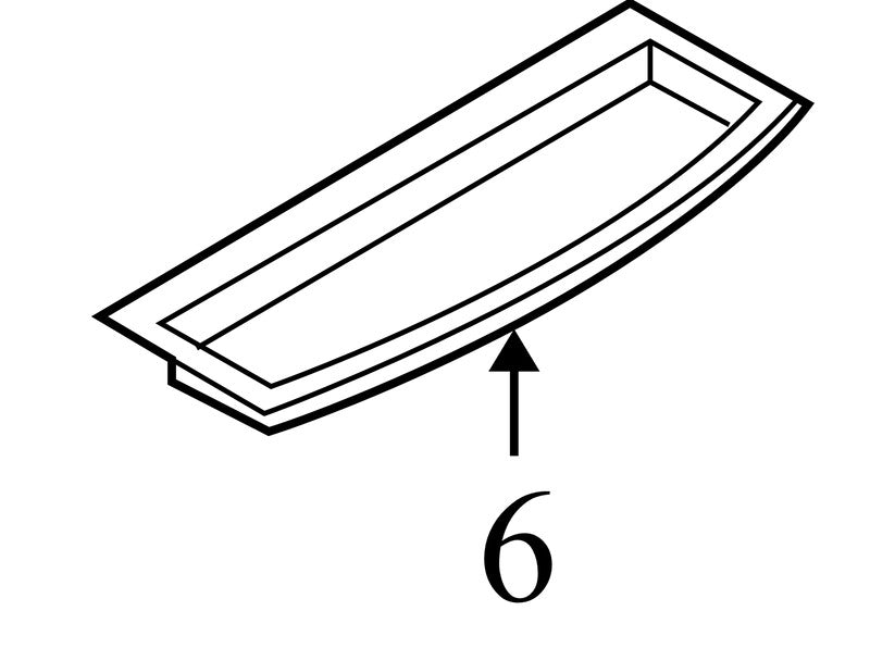 84975JM00A 2008-2015 Nissan Rogue Rear Trunk Trim Panel Used OEM 84975JM00A