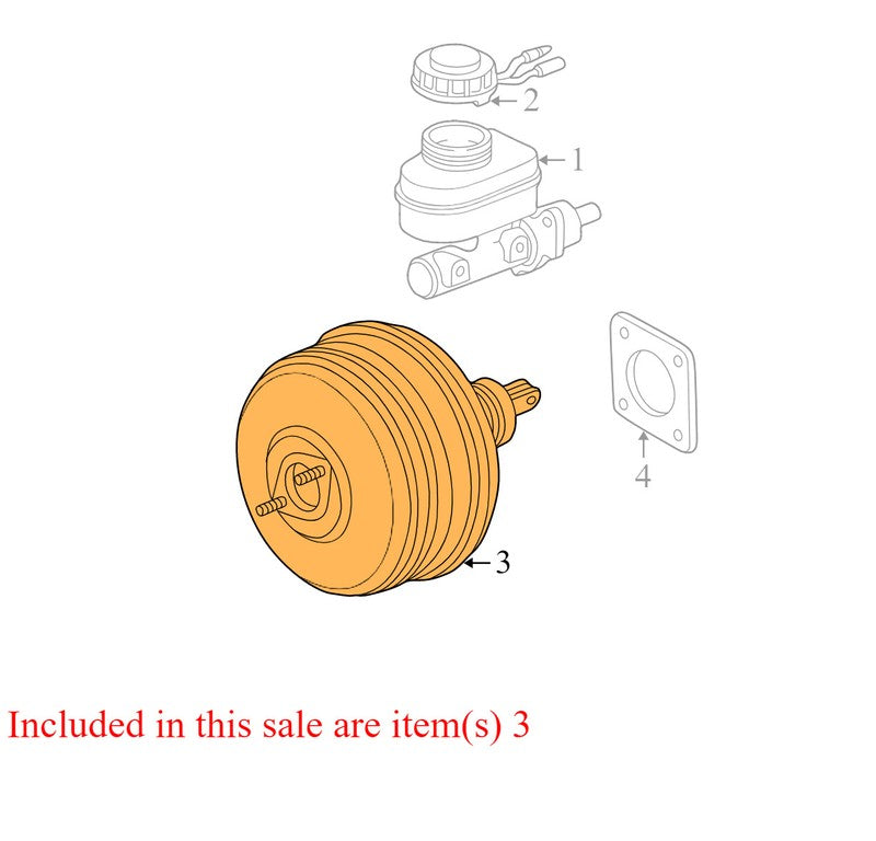 15247618 15247618 2005 Chevrolet Trailblazer Power Brake Booster