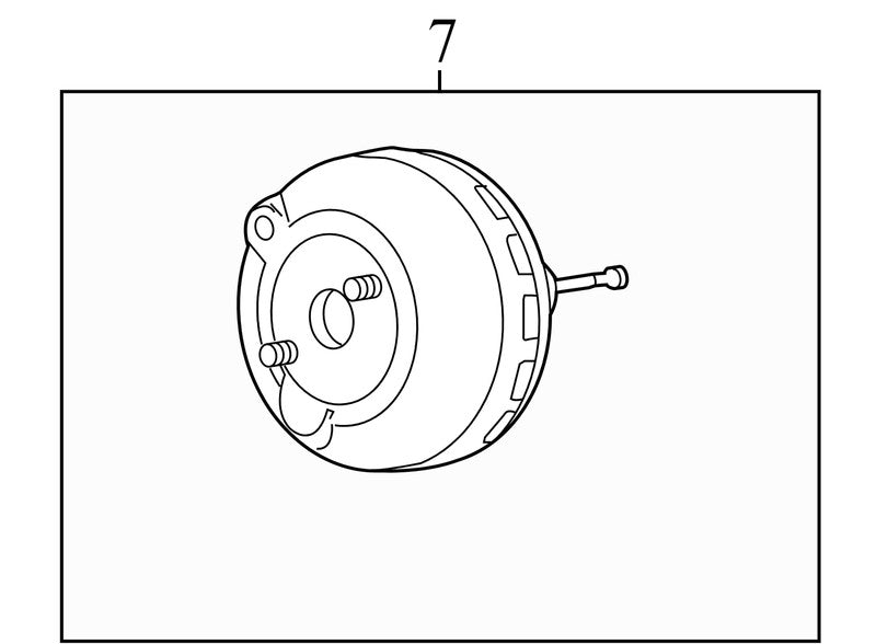 13399808 2011-2016 Chevrolet Cruze 1.4L Power Brake Booster Used 13409893 OEM