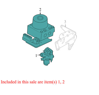 8L8Z2C219D 2008 Ford Escape ABS Modulator Valve, ABS Control Module Used 8L8Z2C219D OEM
