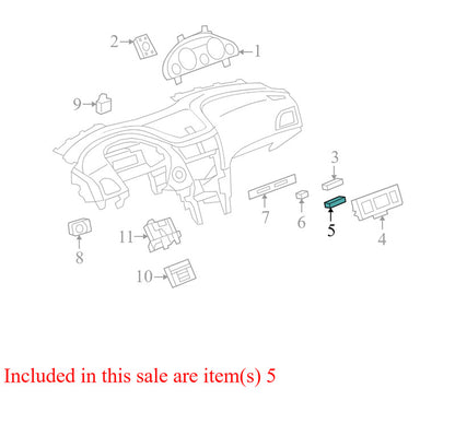25828898 2008-2012 Buick Enclave Driver Information Display Switch Used 25828898 OEM