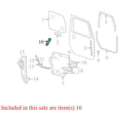 32743JSAE 2009-2012 Dodge Ram Passenger FR Window Crank Handle Used FW80PX9 